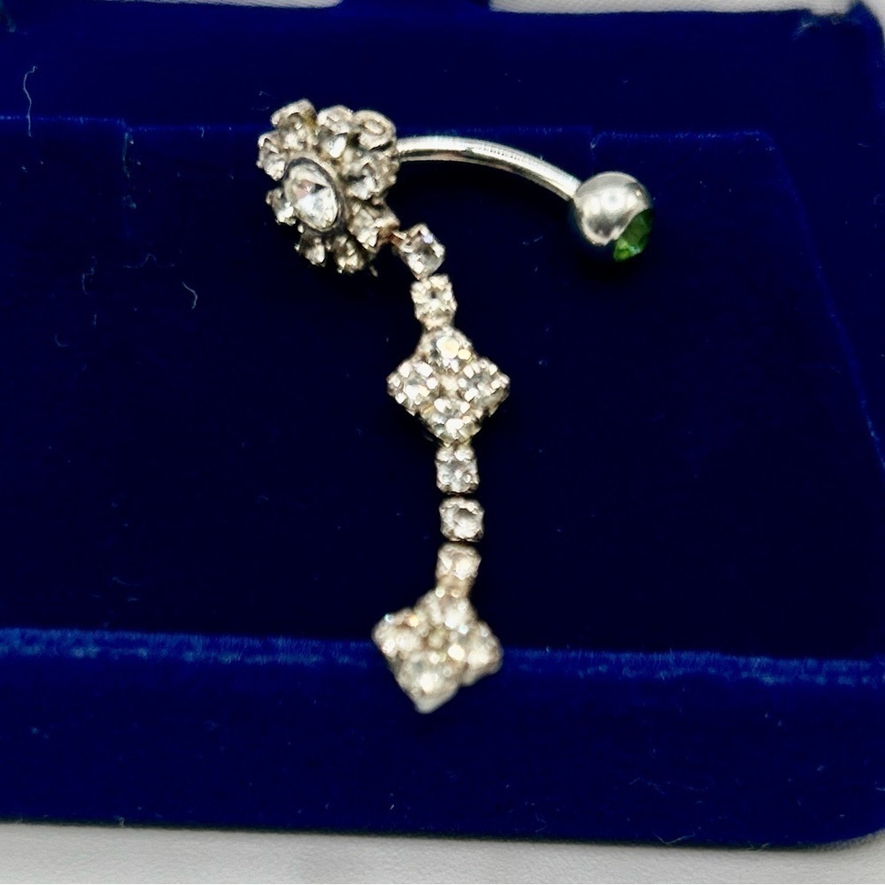 Peridot Crystal Belly Ring Jewelry​​​​​​​​​​